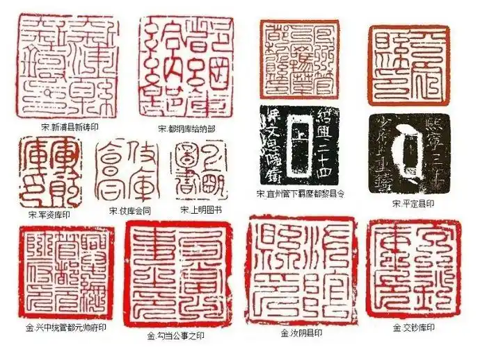 2,宋金元官印("朱记"印)3,宋金元私印(文人印)4,元代私印(花押印)本站