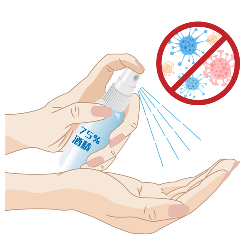 家具,卫生洁具,办公用品等清污后,用有效氯500 mg/l的含氯消毒剂冲洗