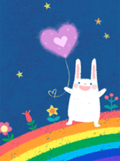 可爱的动态卡通兔壁纸3