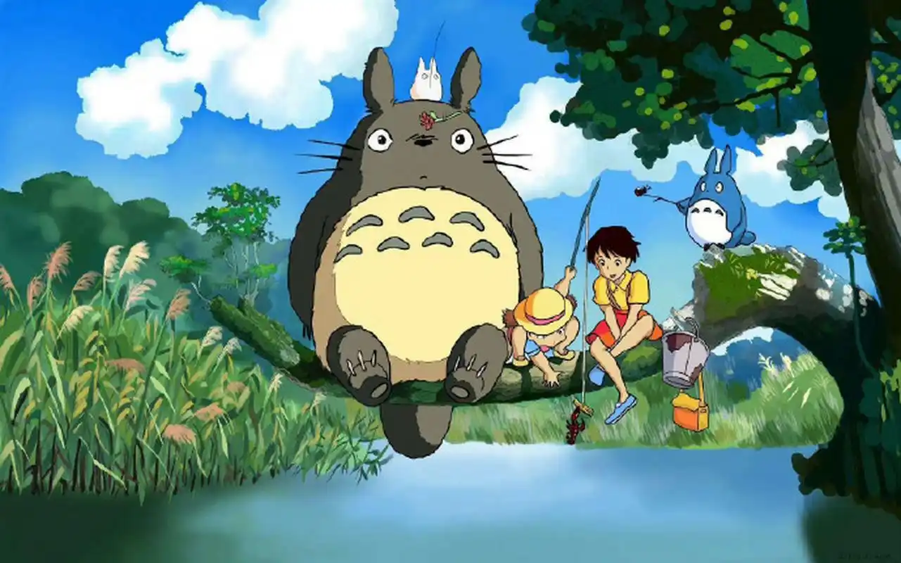 壁纸推荐 宫崎骏电脑壁纸 悬崖上的金鱼姬 粉色花朵 龙猫 千与千寻