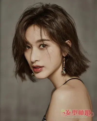 符合方脸的短发发型图片 短发发型图片2017女方脸(3)