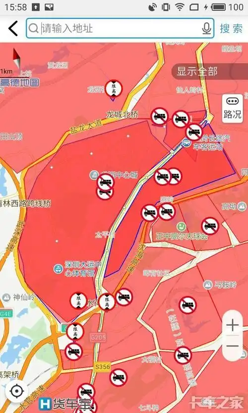 必看深圳继续全天限行柴油货车的具体区域和详细路线