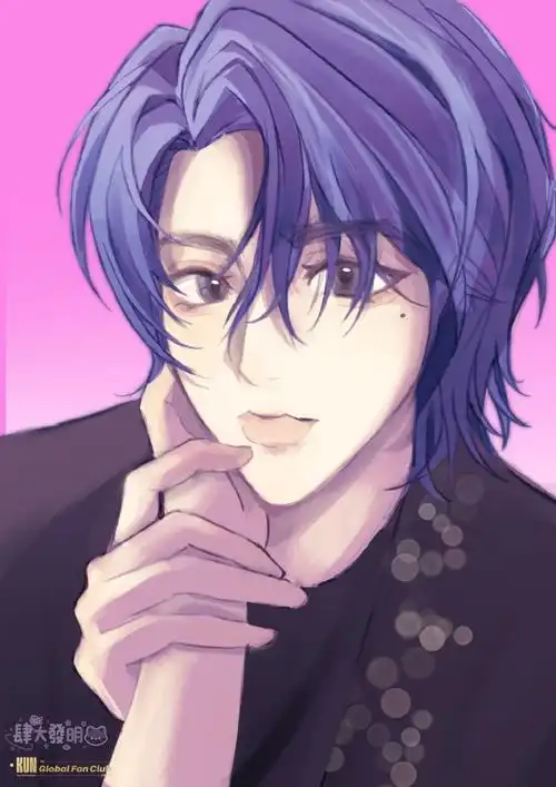 摸摸脸蛋儿～  @蔡徐坤  ride or die -蔡徐坤    手绘┊@肆大發明