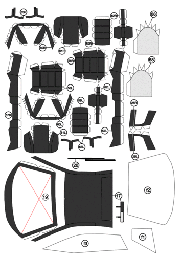超级跑车兰博基尼lamborghini_murcielago纸模图纸5.pdf