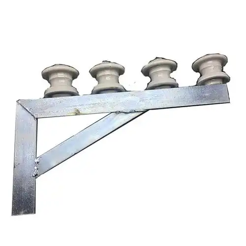 瓷瓶支架电线户外绝缘陶瓷平室外墙三角架空通用电缆