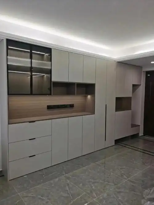 设计分享酒柜鞋柜一体柜二