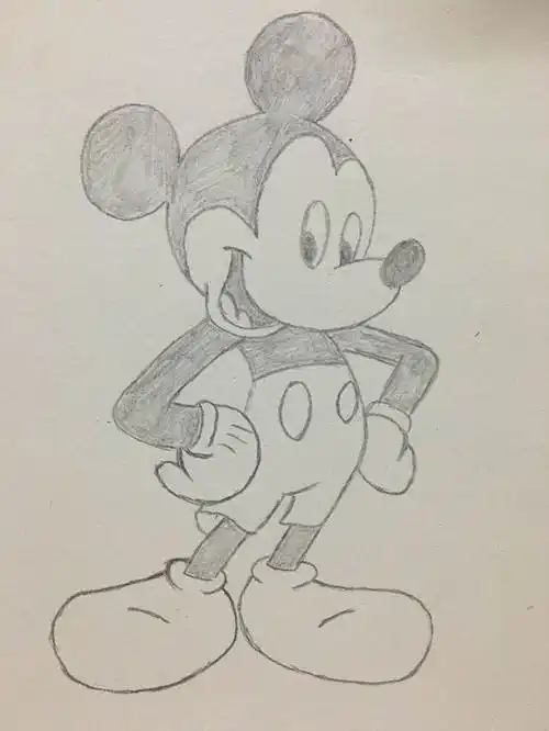 米老鼠简笔画 米老鼠简笔画图片大全