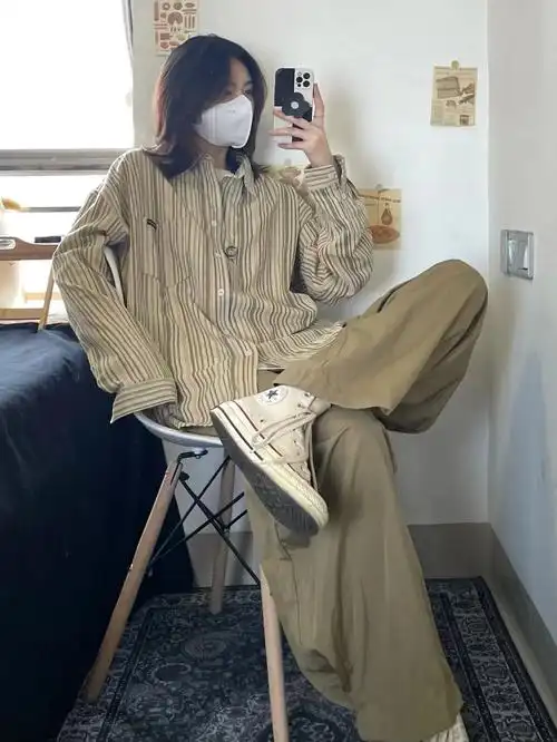 早春酷盐系穿搭女洋气减龄慵懒风港复古chic时尚套装