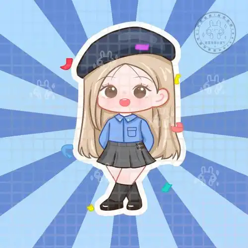 饭圈设计blackpinkrose朴彩英q版立牌