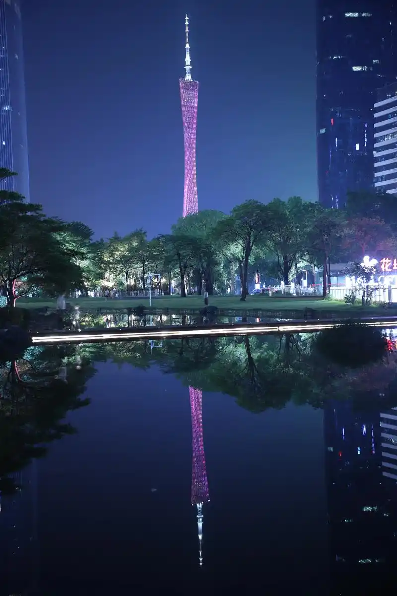 广州夜景 广州夜景#一张照片一座城 - 抖音
