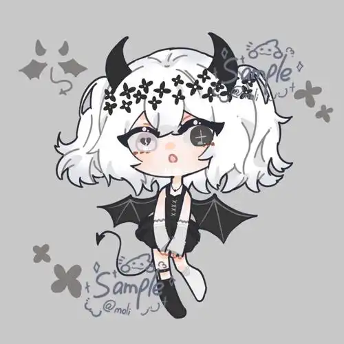 黑白小恶魔一枚呀