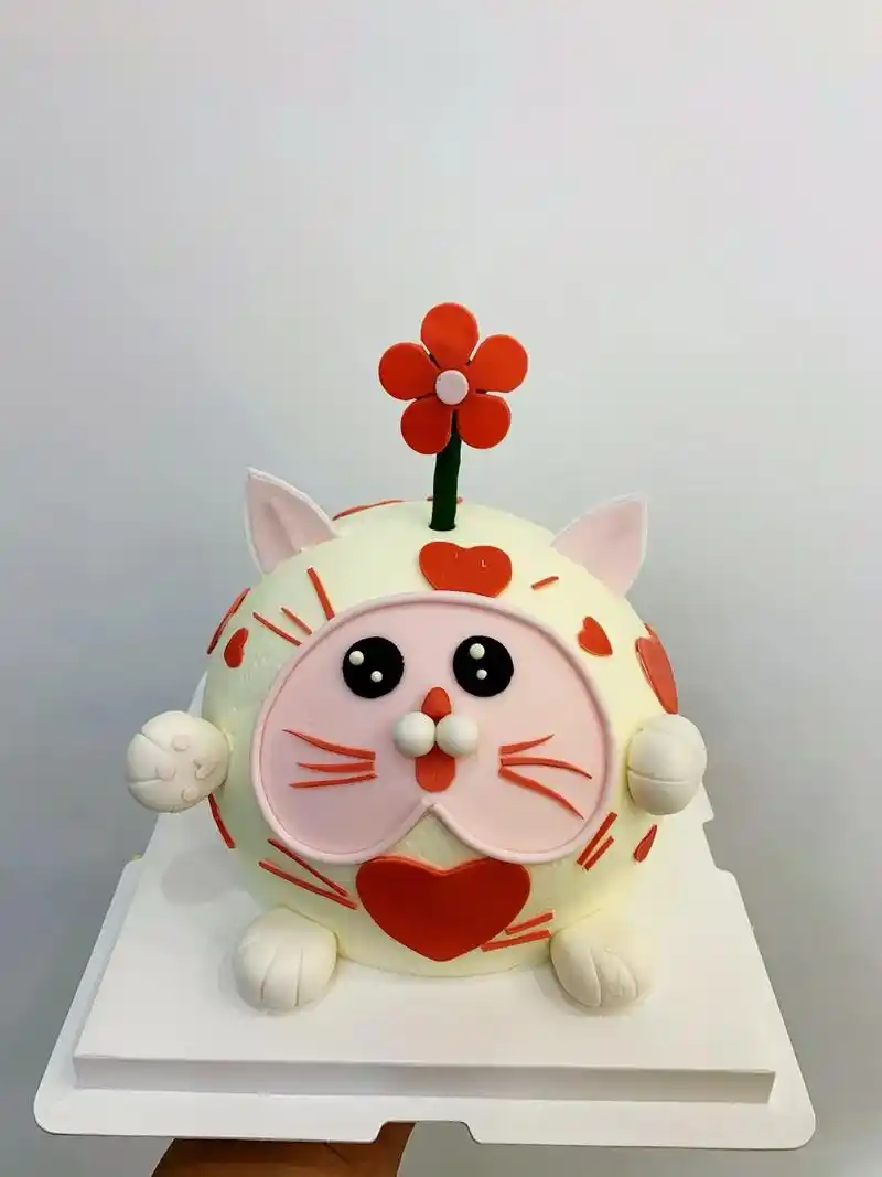 卡通蛋糕 #手绘蛋糕 #最好吃的动物奶油 - 抖音