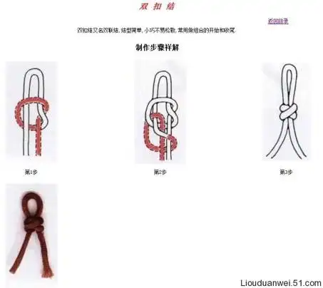 【手工编织】玉器挂绳打结方法