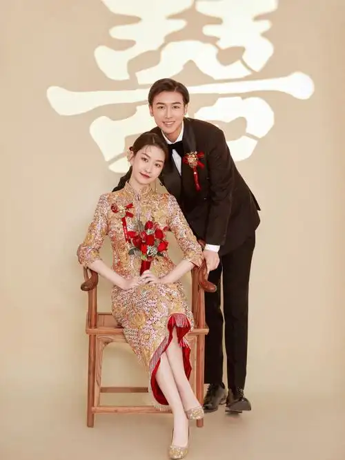 爆朋友圈的喜嫁光影婚纱照73全家人满意