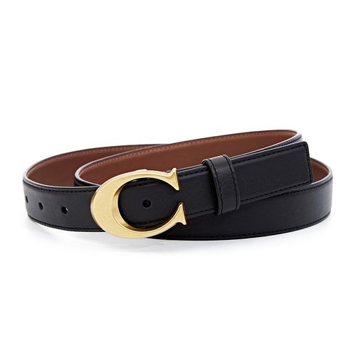 coachcoach蔻驰腰带皮带女双面使用牛皮配饰新款四季使用节日礼物