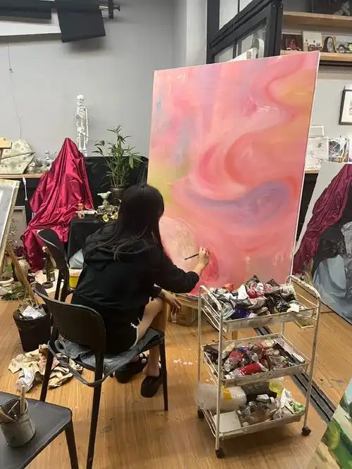 王诗龄的绘画作品,真的遗传到了爷爷的绘画天赋!