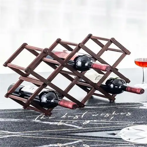 红酒架木红酒瓶摆件迪玛森酒柜装饰品放酒瓶的架红酒架子北欧创意现代