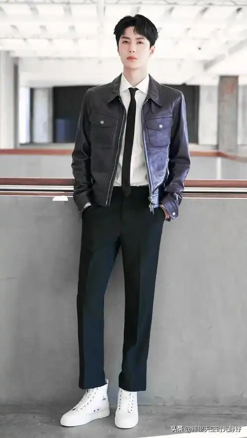 男明星穿搭图片又一大波男明星皮衣穿搭合集来喽