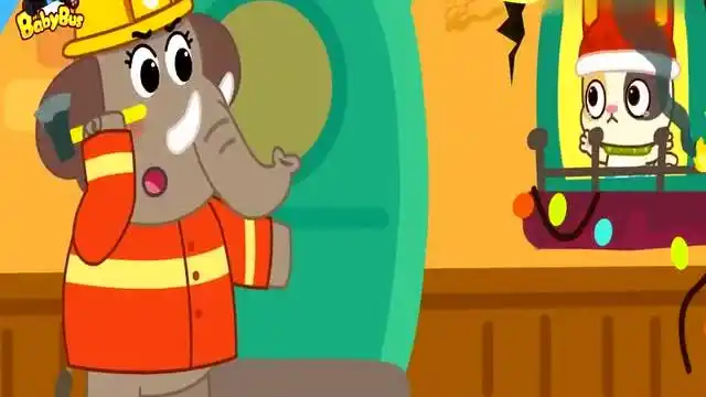 大象消防员拯救熊猫宝宝,早教益智启蒙动画!