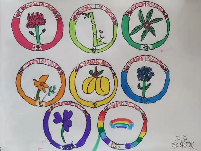 三年级实小奖章设计