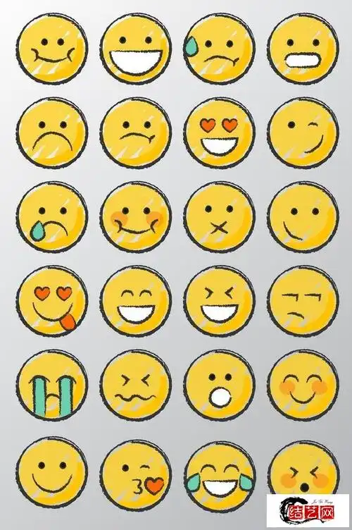 每日一画纸上画个圆随便加几笔就能变成可爱的简笔画