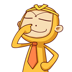 孙悟空挖鼻孔得意搞笑gif动图_动态图_表情包下载_soogif