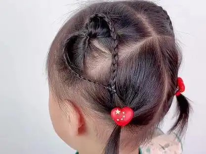 1到3岁的宝宝短发这样扎,简单又好看#儿童编发 #编发教程 #短发宝宝