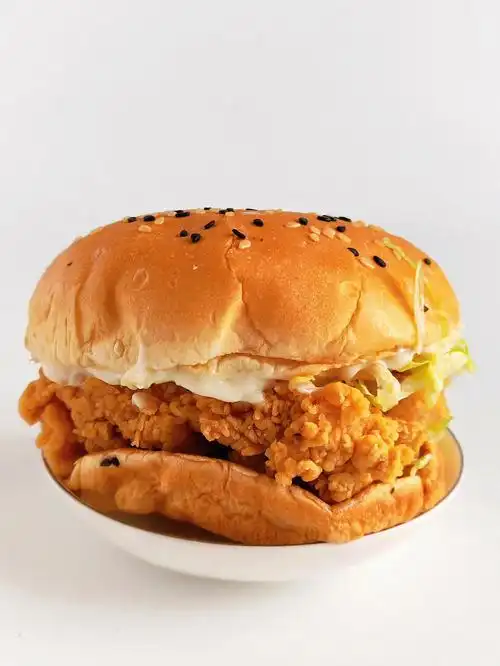 绘画素材汉堡鸡肉牛肉