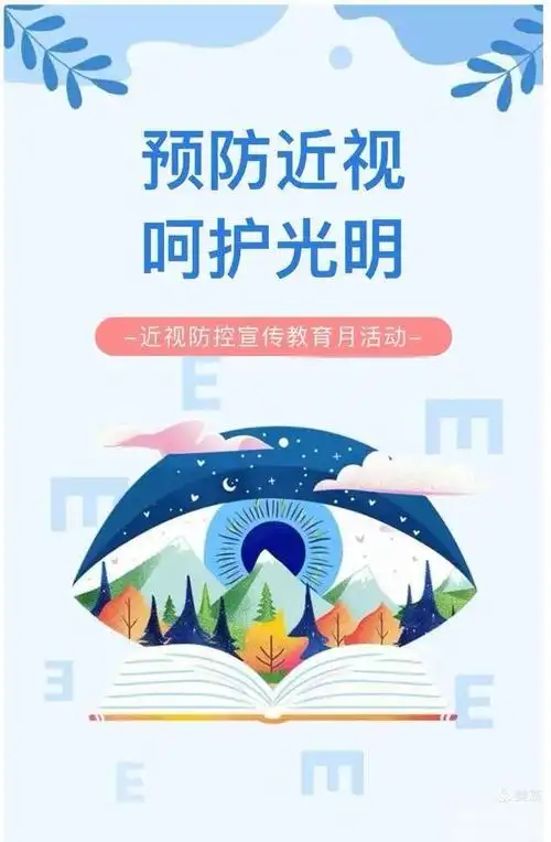 "预防近视,呵护光明"威县万友幼儿园近视防控宣传在行动!
