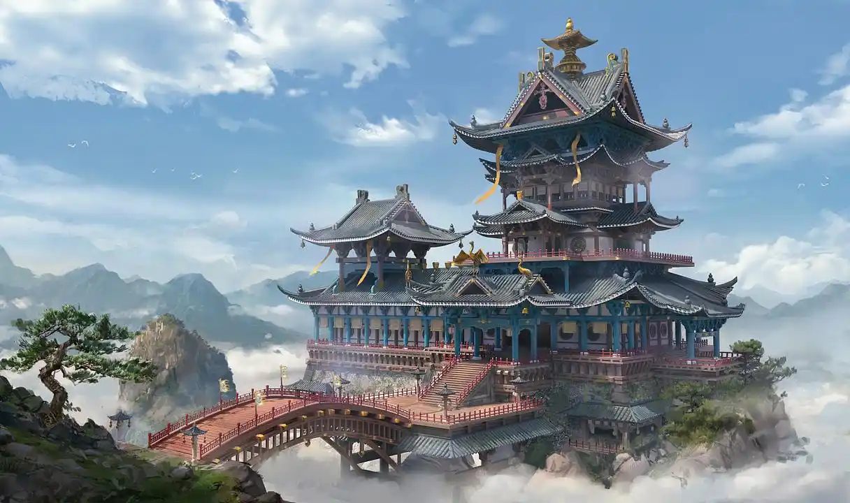 古风场景练习|插画|概念设定|阿杜9567 - 原创作品 - 站酷 (zcool)