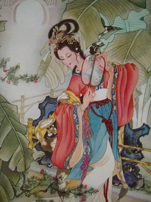 李晓燕工笔仕女图欣赏