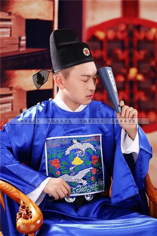 服明朝官服一品大臣朝服成人古装服装男复古中国风男士绿色官服110