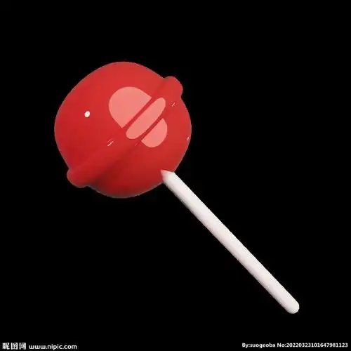 圆形球形水果棒棒糖图片