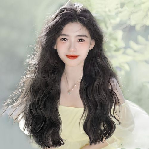 新款女长发羊毛卷空气刘海气质蓬松仿真lolita长卷发自然整顶造型