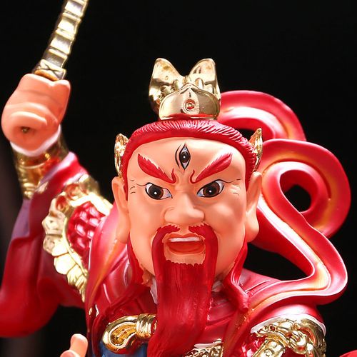 12寸王灵官神像家用供奉摆件16寸降魔之神火神摆件