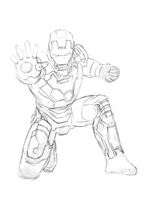 绘画启蒙班丨漫威宇宙的c位是他(钢铁侠)_>>step
