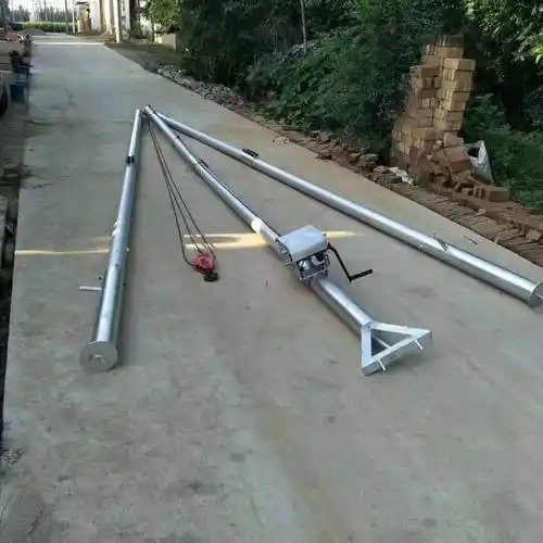 电线杆立杆机铝合金三角拔杆15米水泥杆扒杆12米三角架