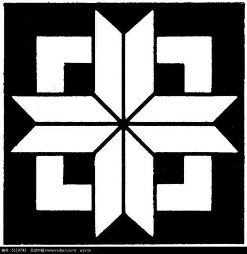 几何体构成正方形图案素材tif免费下载_红动网