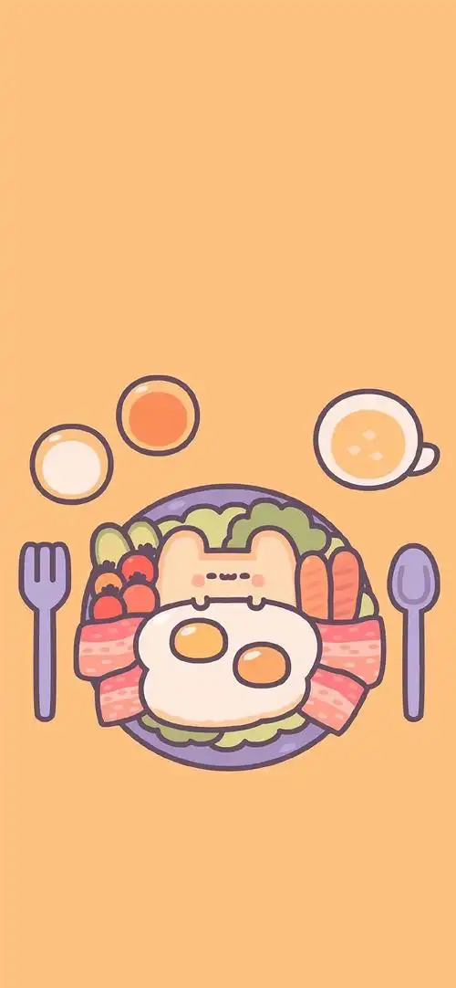 卡通美食壁纸 - 堆糖,美图壁纸兴趣社区