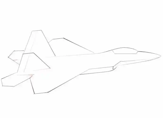 歼15战斗机简笔画