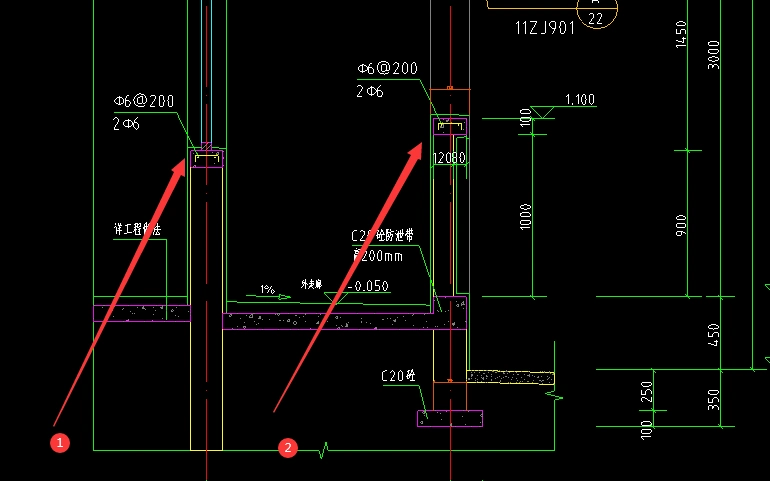 请问2是压顶1也是吗是什么的压顶