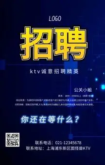 ktv招聘图片-ktv招聘模板-在线设计制作-图怪兽
