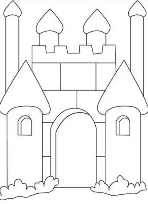 简笔画城堡 简笔画城堡简单又漂亮