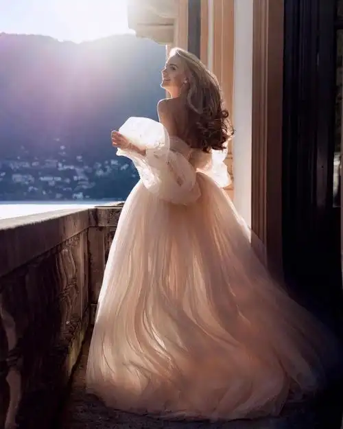 轻纱仙女裙婚纱礼服