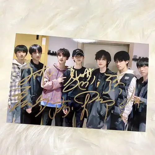 时代少年团签名照马嘉祺丁程鑫宋亚轩刘耀文tnt签名照周边应援礼 团