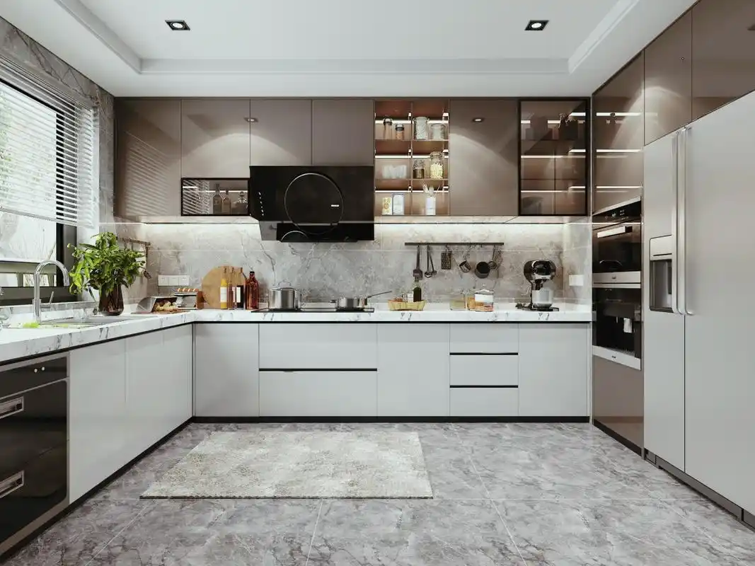 10种高级厨房配色案例,过了10年都很好看!