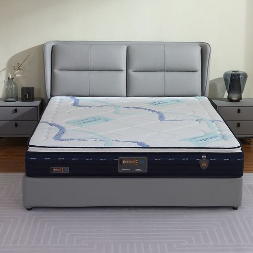 强力家具独立弹簧床垫进口3d材料席梦思床垫维d材料抗菌防螨 伯爵