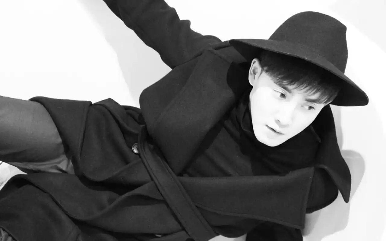 张睿黑白简约质感时尚大片桌面壁纸