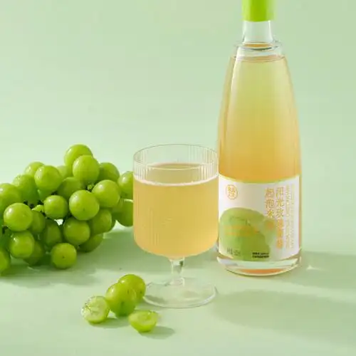 盒马代购阳光玫瑰葡萄起泡酒580ml 自然起泡 口感微醺清甜