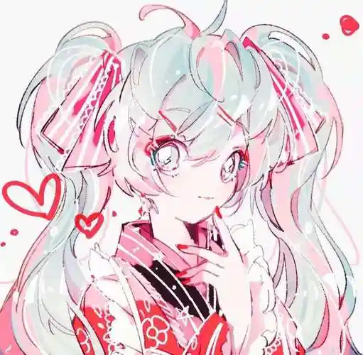 华丽唯美动漫小仙女闺蜜头像,动听的心碎声,让眼泪断了线